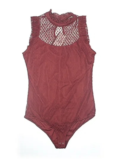 Want And Need Bodysuit In Red