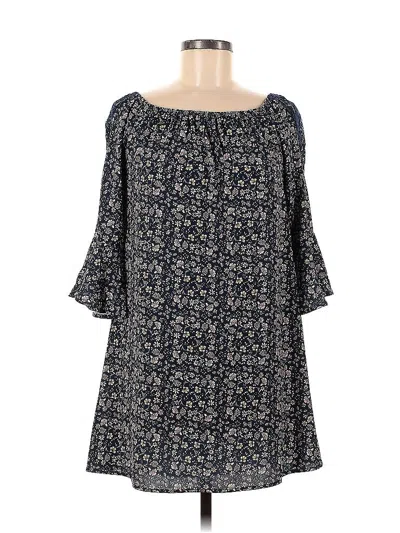 Pre-owned Want And Need Casual Dress In Blue