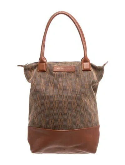 Pre-owned Want Les Essentiels De La Vie Canvas Tote In Neutrals