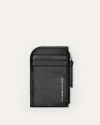 Want Les Essentiels De La Vie Want Les Essentiels Arch Smooth Leather Cardholder In Black