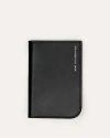 Want Les Essentiels De La Vie Want Les Essentiels Arch Smooth Leather Passport Cover In Black