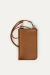 Want Les Essentiels De La Vie Want Les Essentiels Arch Smooth Leather Phone Bag In Cuero