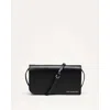 Want Les Essentiels De La Vie Want Les Essentiels Arch Smooth Leather Wallet On Strap In Black