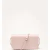 Want Les Essentiels De La Vie Want Les Essentiels Arch Smooth Leather Wallet On Strap In Blush