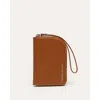 Shop Want Les Essentiels De La Vie Want Les Essentiels Arch Smooth Leather Zip Wallet In Cuero
