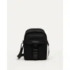 Want Les Essentiels De La Vie Want Les Essentiels Brantford Organic Cotton Canvas Crossbody Bag In Black