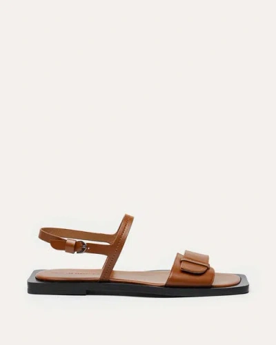 Want Les Essentiels De La Vie Want Les Essentiels Holton Smooth Leather Flat Sandal In Cuero