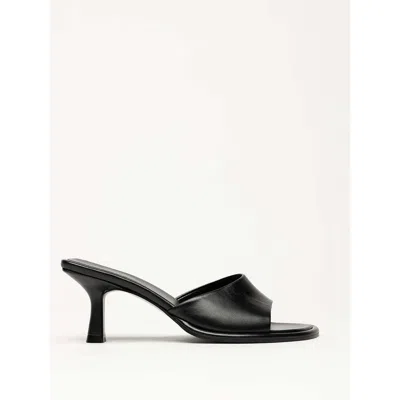 Want Les Essentiels De La Vie Want Les Essentiels Holton Smooth Leather Heel Sandal In Black