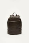 Want Les Essentiels De La Vie Want Les Essentiels Kastrup Pebble-grained Leather Backpack In Dark Brown