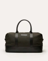 Want Les Essentiels De La Vie Want Les Essentiels Kelowna Organic Cotton Canvas Weekender Bag In Green