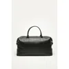 Want Les Essentiels De La Vie Want Les Essentiels Kelowna Pebble-grained Leather Weekender Bag In Black