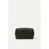 Want Les Essentiels De La Vie Want Les Essentiels Kenyatta Organic Cotton Canvas Toiletry Bag In Green