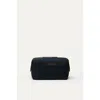 Want Les Essentiels De La Vie Want Les Essentiels Kenyatta Organic Cotton Canvas Toiletry Bag In Navy