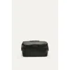 Want Les Essentiels De La Vie Want Les Essentiels Kenyatta Pebble Grained Leather Toiletry Bag In Black