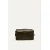 Want Les Essentiels De La Vie Want Les Essentiels Kenyatta Pebble Grained Leather Toiletry Bag In Dark Brown
