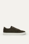 Want Les Essentiels De La Vie Want Les Essentiels Lennon 2.0 Suede Leather Low Sneaker In Dark Brown
