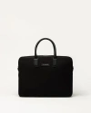 Want Les Essentiels De La Vie Want Les Essentiels Lesage Organic Cotton Canvas Computer Bag In Black