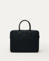 Want Les Essentiels De La Vie Want Les Essentiels Lesage Organic Cotton Canvas Computer Bag In Navy