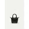 Want Les Essentiels De La Vie Want Les Essentiels Micro O'hare Smooth Leather Crossbody Bag In Black