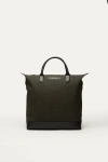 Want Les Essentiels De La Vie Want Les Essentiels O'hare Organic Cotton Canvas Tote In Green