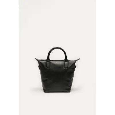 Want Les Essentiels De La Vie Want Les Essentiels Petit O'hare Smooth Leather Tote In Black