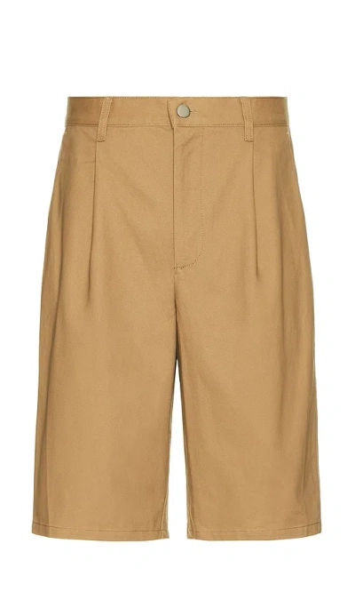 Wao The Pleated Short In Brown