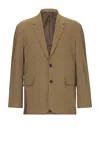 Wao Casual Everyday Blazer In Dark Beige