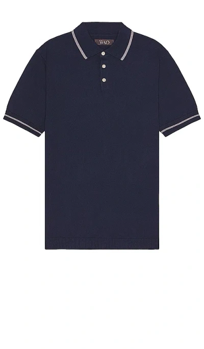 Wao Everyday Luxe Polo In Navy