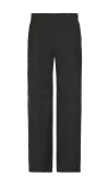 Wao Lightweight Textured Nylon Pant In Dark Grey
