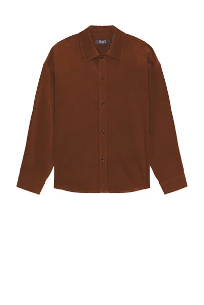 WAO OVERSIZED CORDUROY SHIRT