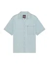 WAO SHORT SLEEVE DENIM SHIRT