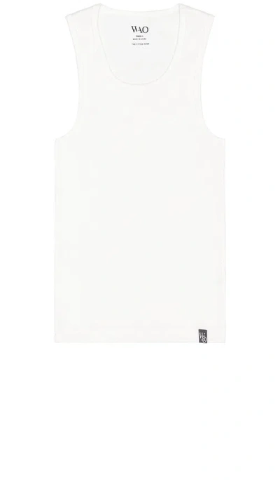 Wao The Fitted Tank In White