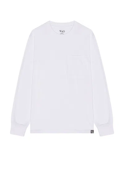 WAO THE LONG SLEEVE POCKET TEE