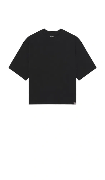 WAO THE OVERSIZED CROPPED TEE