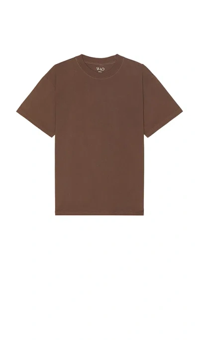 Wao The Oversized Tee In Brown