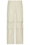 Wao The Parachute Pant In Light Beige