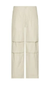 Wao The Parachute Pant In Light Beige
