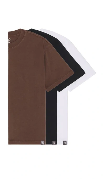 Wao The Relaxed Tee: 3 Pack In Bwb Multi Pack