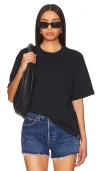 Wao The Relaxed Tee In 黑色