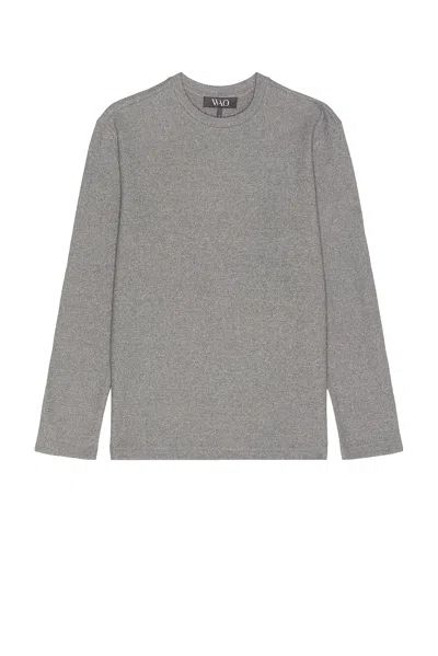 WAO THE TEXTURED LONG SLEEVE TEE