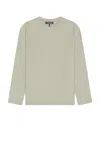 Wao The Textured Long Sleeve Tee In Mint