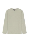 Wao The Textured Long Sleeve Tee In Mint