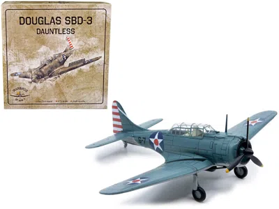 War Birds Of Wwii Douglass Sbd-3 Dauntless Bomber Plane (united States Navy 1938) 1/72 Diecast Model By Birds Of Wwii In Multi