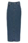 Wardrobe Nyc Column Skirts Blue In Blue