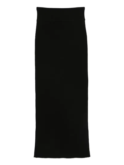 Wardrobe Nyc Knit Column Skirt In Black