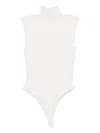 Wardrobe.nyc Rhw Sleeveless Bodysuit In White