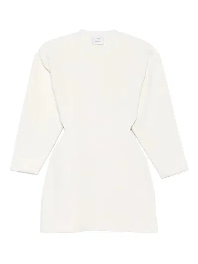 Wardrobe Nyc Rwh Power Knit Dress In White