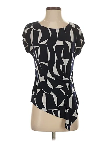 Pre-owned Wardrobe Short Sleeve Blouse In Black