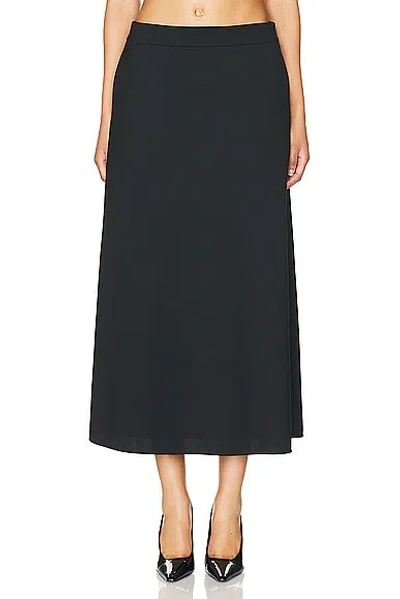 Wardrobe.nyc A Line Midi Skirt In Black