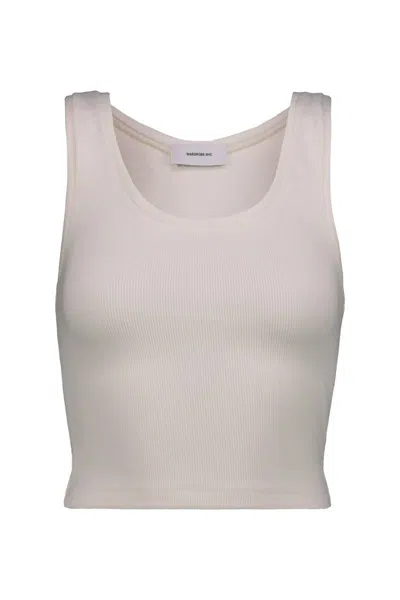 Wardrobe.nyc Crop Tank Clothing In White